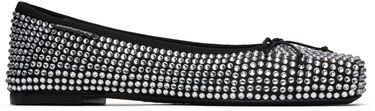 Kjole Alexander Wang Alexander Wang Billie Crystal Ballerina Flats Sort | 30324F065, 0