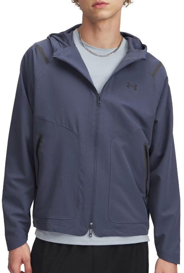 Vindjakke Under Armour Unstoppable Hooded Jacket Blå | 1389354-044