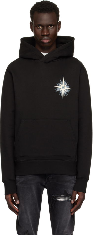 Sweatshirt AMIRI AMIRI Starburst Hoodie Sort | AMJYHD1107, 0