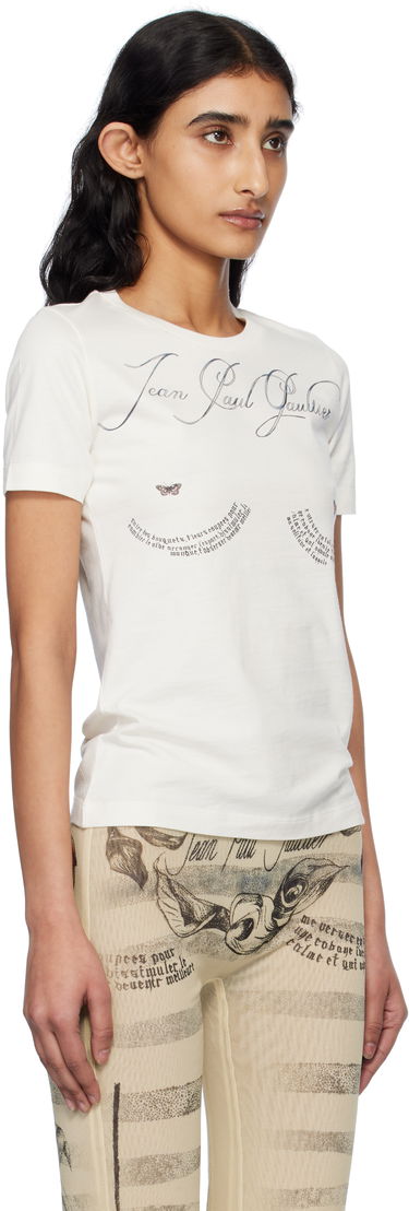 T-shirt Jean Paul Gaultier Jean Paul Gaultier 'The Tattoo Poem' T-Shirt Hvid | 25/34-F-TS117I-J087-0500, 1
