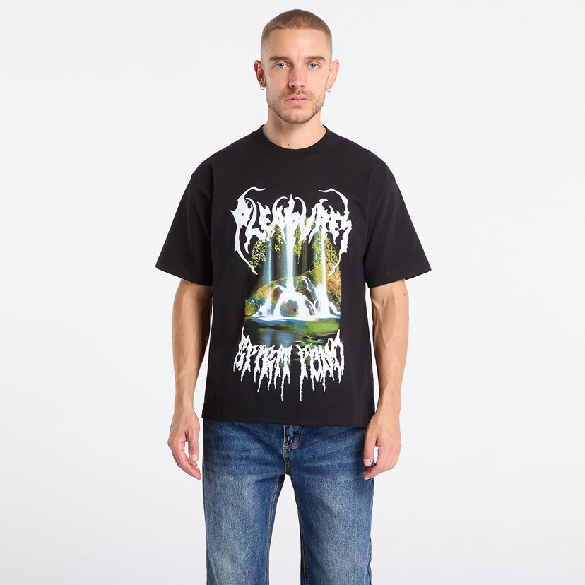T-shirt Pleasures Pond Graphic T-Shirt Sort | P25F071-BLACK