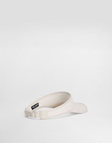 Kasketter og hatte Dolce & Gabbana Dolce & Gabbana Gabardine Visor Hvid | GH910AFUFL3W0802, 1