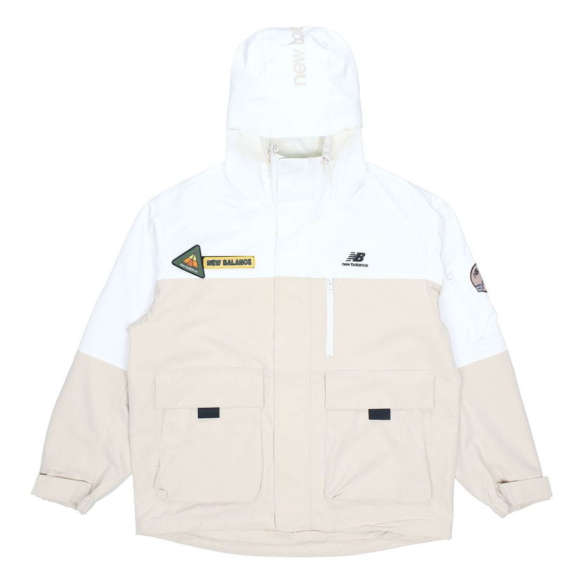 Parka New Balance JHI Cargo Jacket Hvid | NAA89023-IV