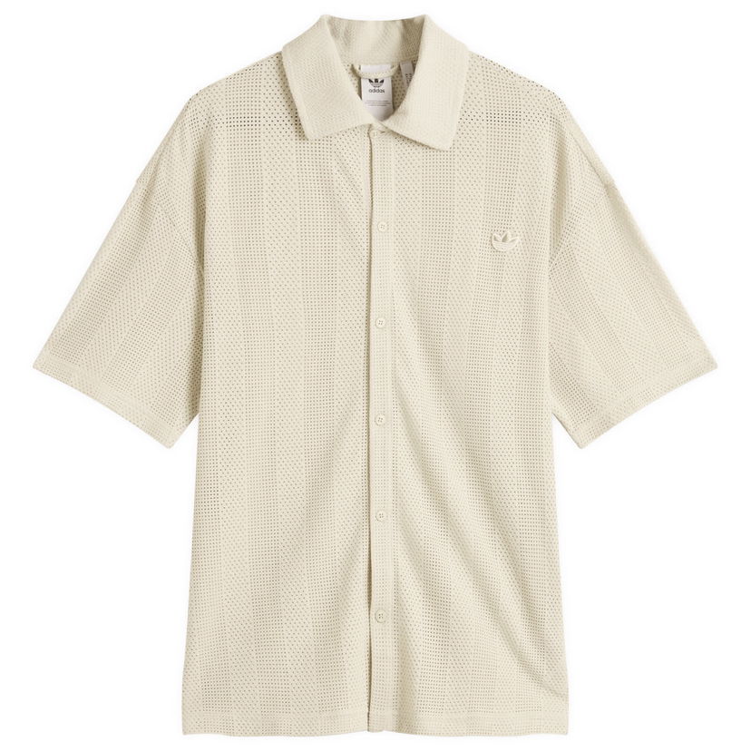 Skjorte adidas Originals Summer Knit Shooting Top Beige | JP0653