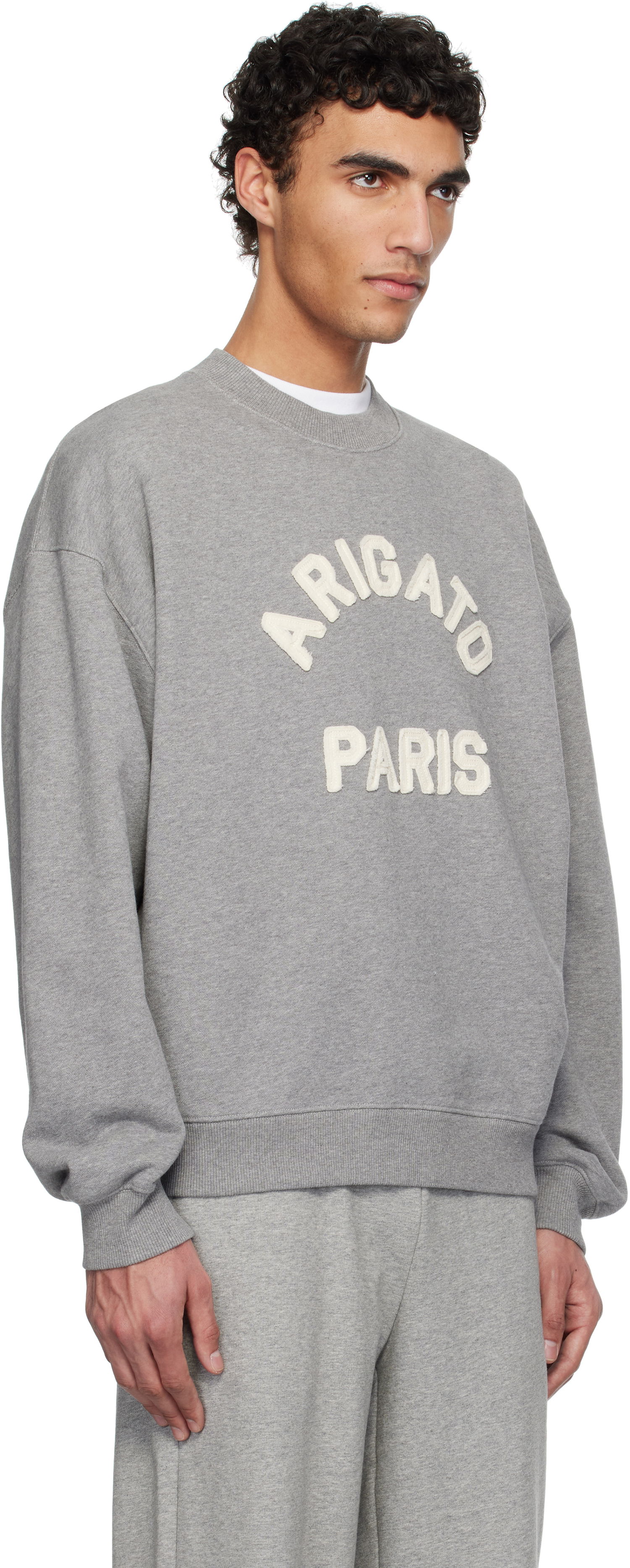 Sweatshirt AXEL ARIGATO Paris Crewneck Sweatshirt Grå | A2997001, 1
