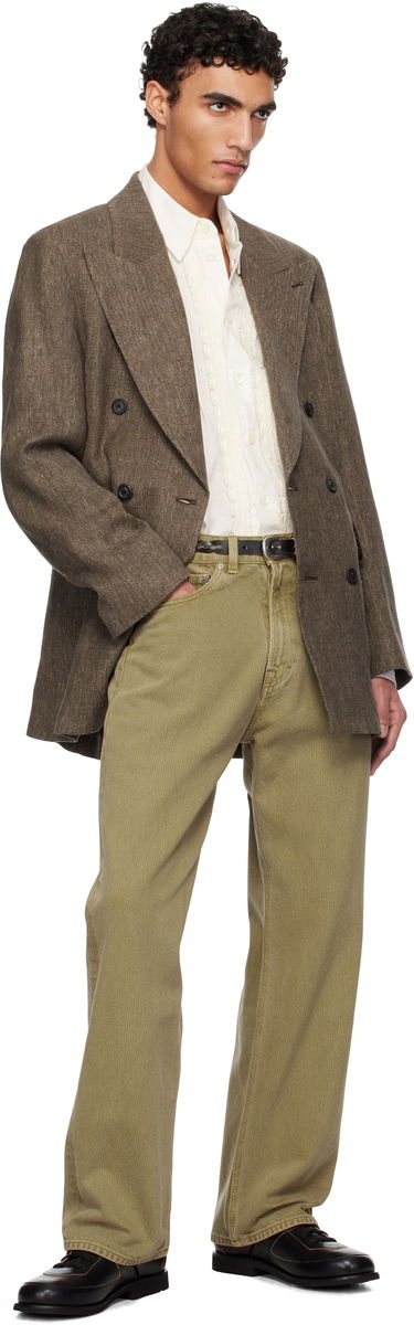 Jakke OUR LEGACY Our Legacy Sharp Double-Breasted Blazer Brun | M2250STC, 3