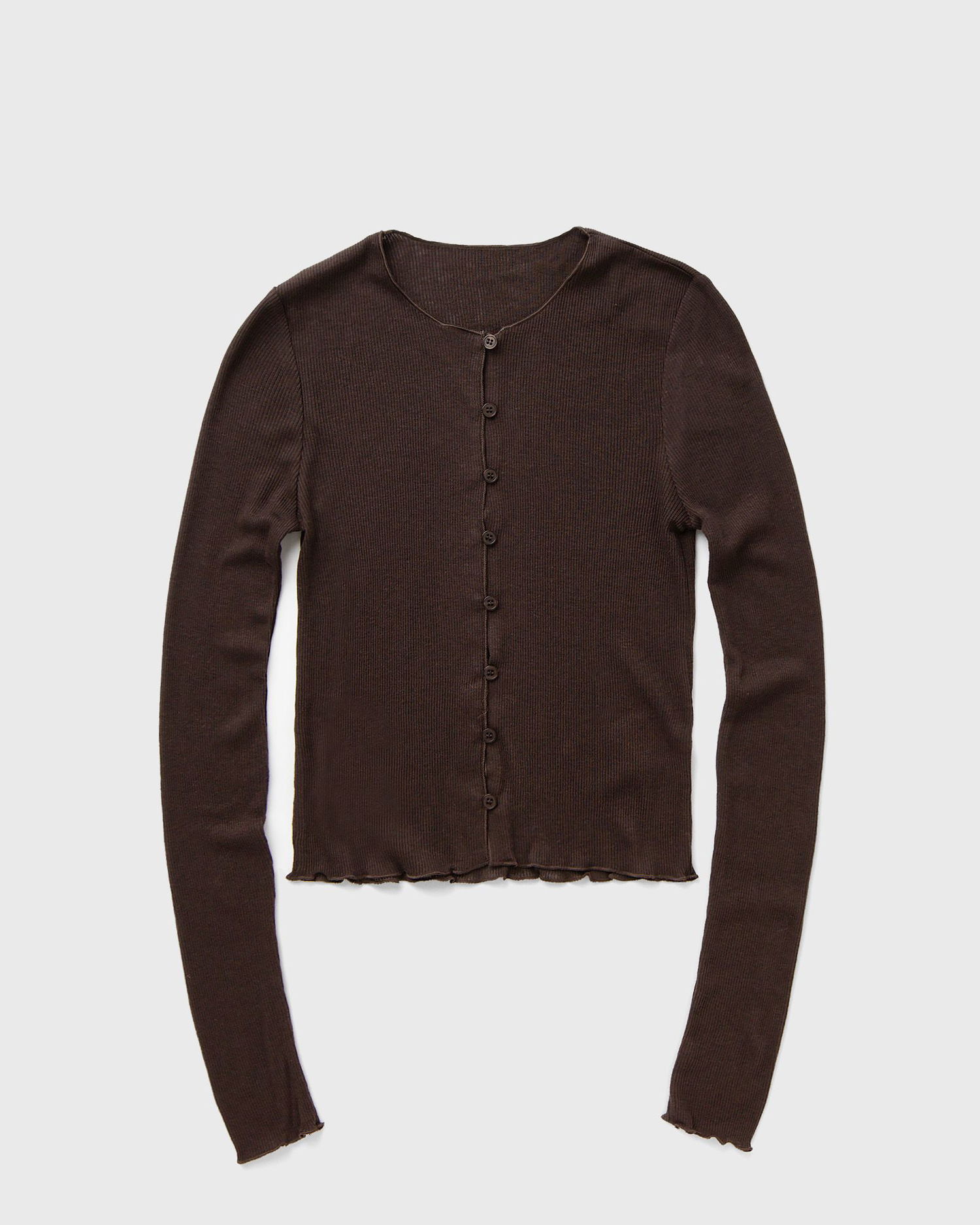 Sweater Samsoe Samsoe Samsøe & Samsøe SASONNET Cardigan, Size L Brun | F24300033-CHOCOLATE_TORTE, 0