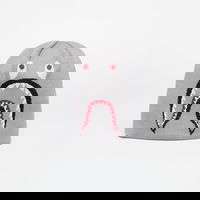 Knit Hat With Shark Graphic