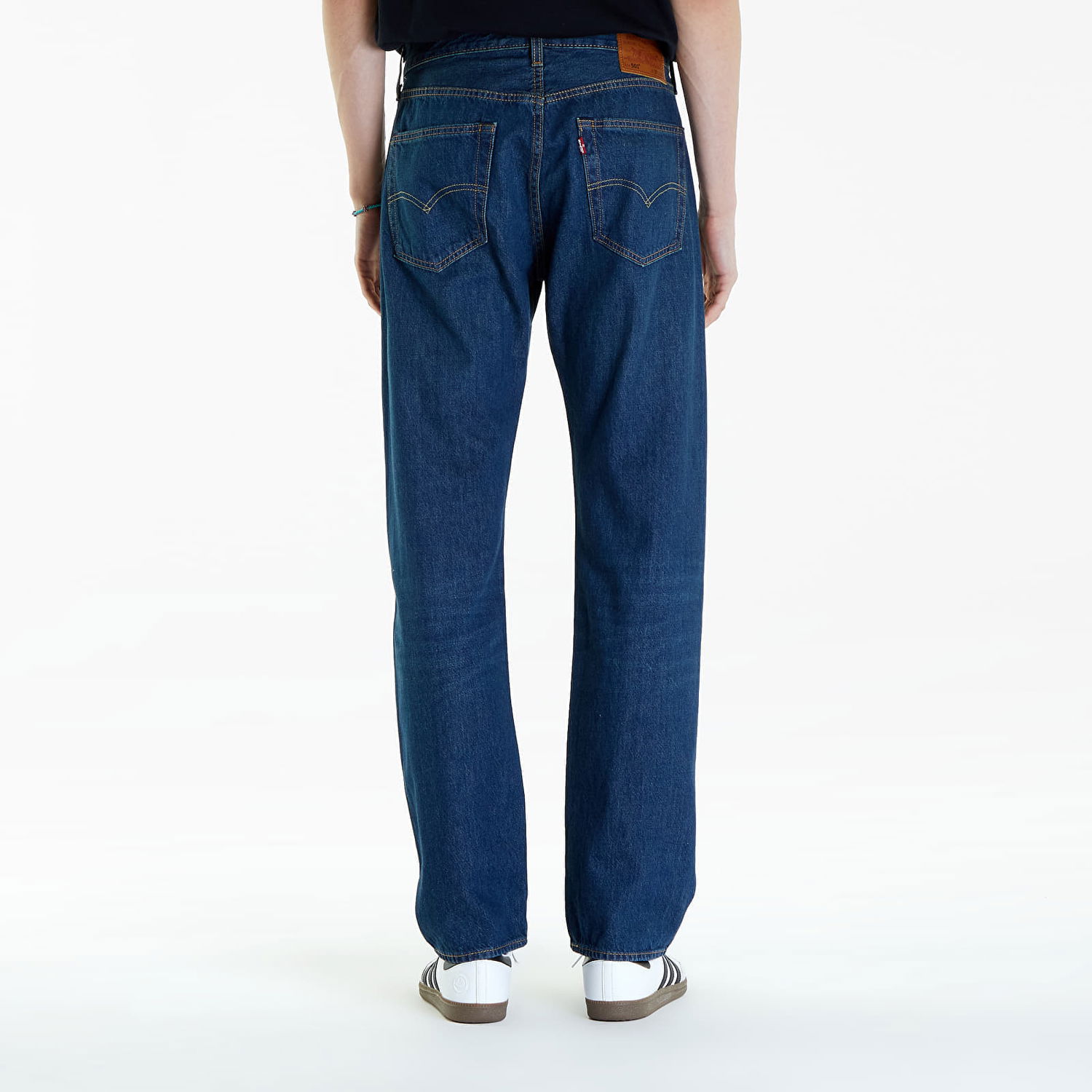 Bukser og jeans Levi's Pánské džíny ® 501® Original Jeans Modrá Mørkeblå | 00501-3522, 1