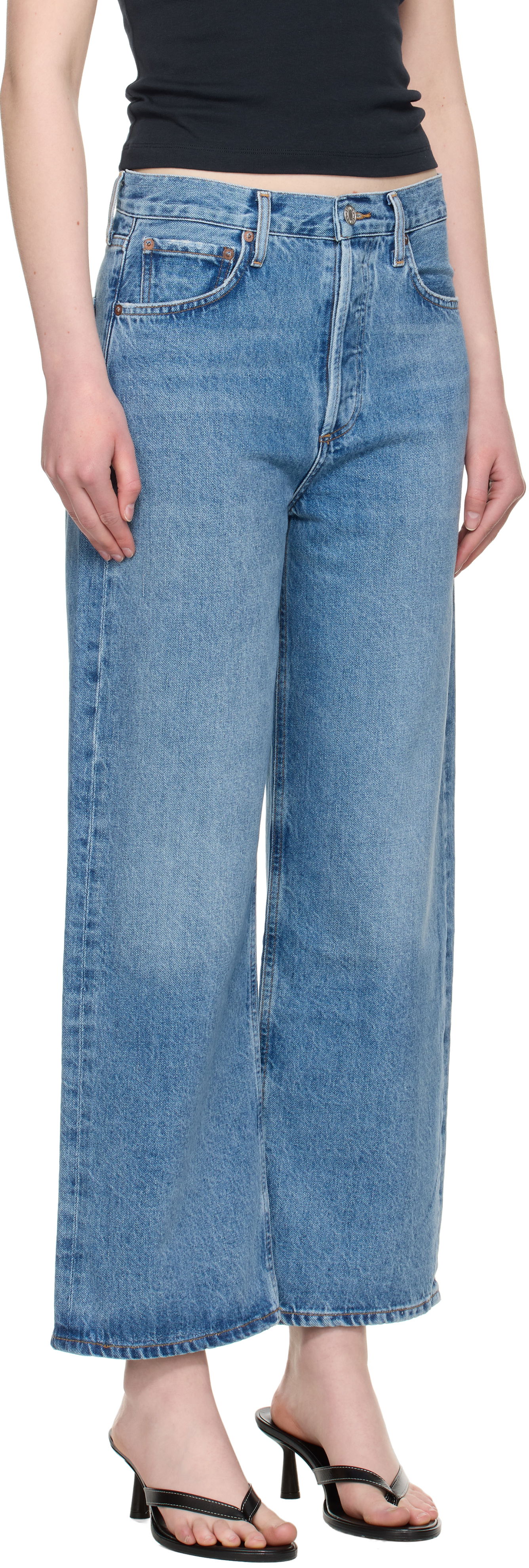 Jeans AGOLDE AGOLDE Ren Wide Leg Jeans Blå | A9191-1765, 1
