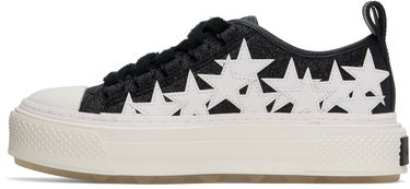 Skopleje AMIRI AMIRI Glitter Stars Court Low Sort | AWFOSR1106, 2