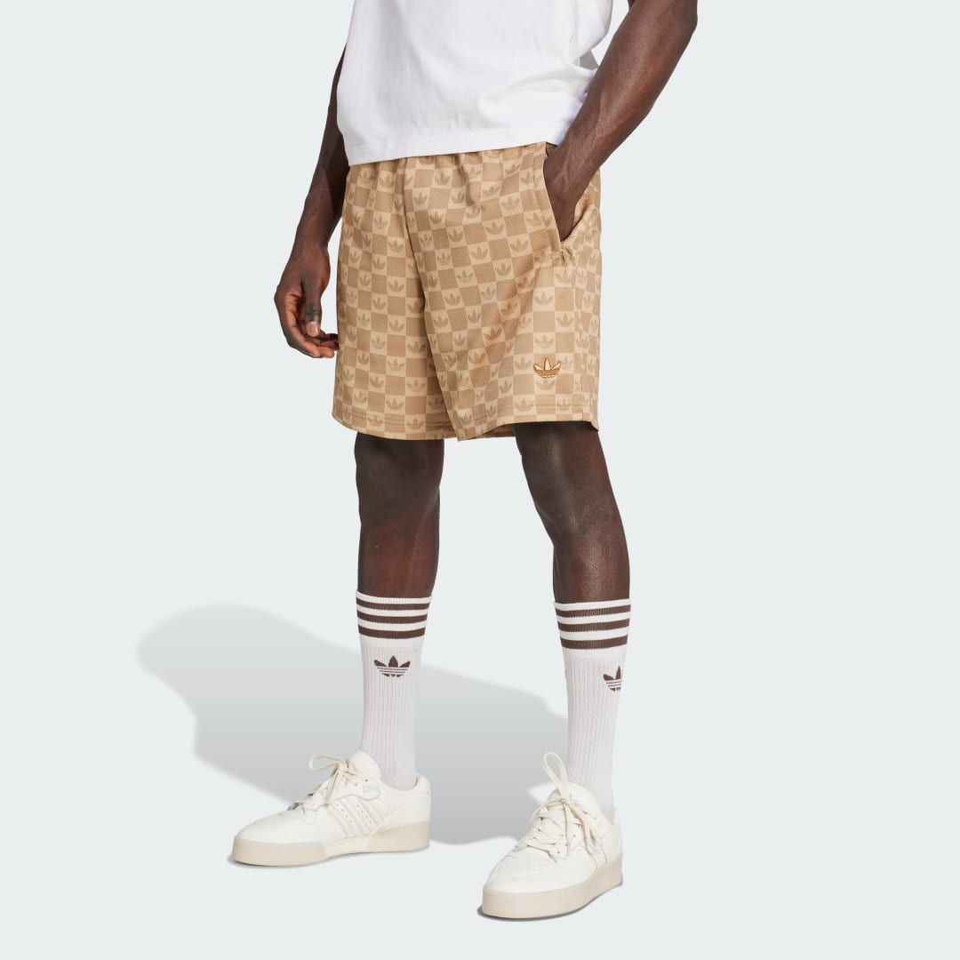 Shorts adidas Performance Monogram Mesh Shorts Beige | JY2987, 0