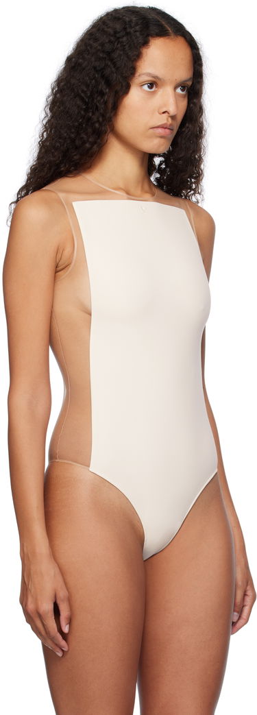 Krop Courrèges Illusion Bodysuit Hvid | 424JBD112PL0159, 3