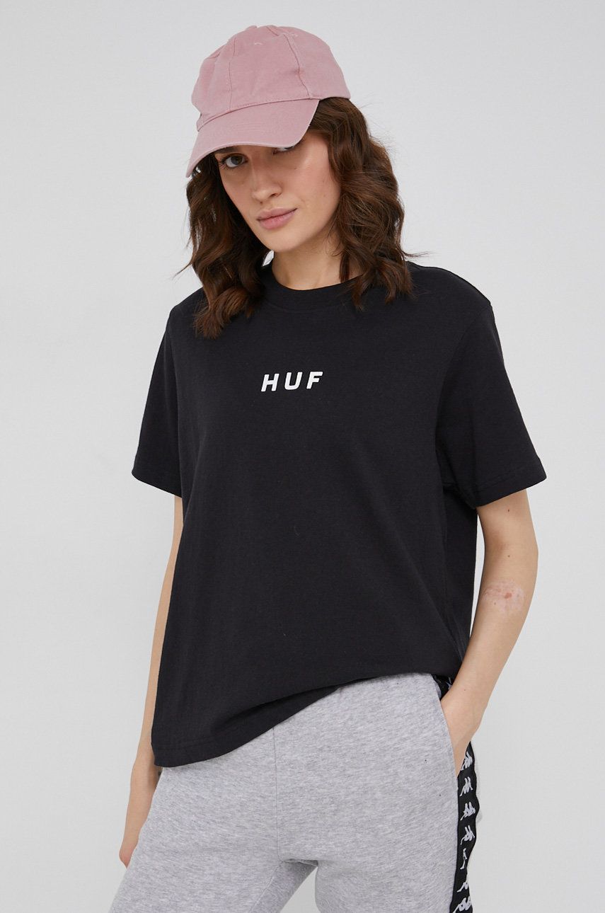 T-shirt HUF OG Logo Relax Tee Sort | wts0009, 0