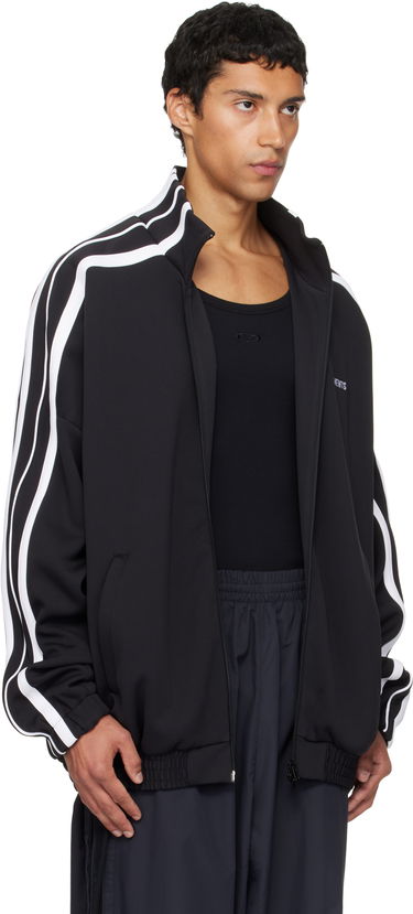 Jakke VETEMENTS VETEMENTS Gym Track Jacket Sort | UH76GJ300B, 1