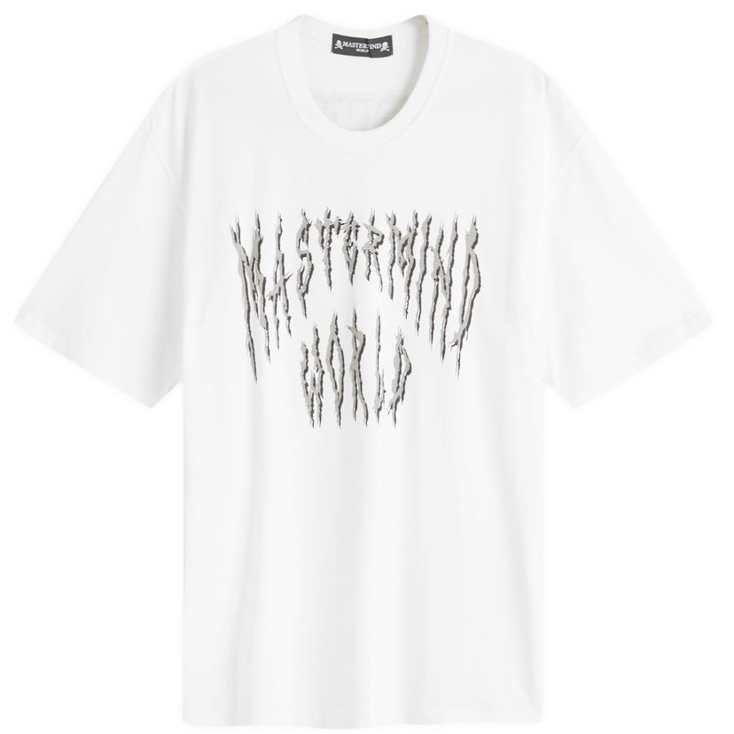 T-shirt Mastermind WORLD Death Metal T-Shirt, Size Large, MASTERMIND WORLD Hvid | MW25S14-TS053-021-WH