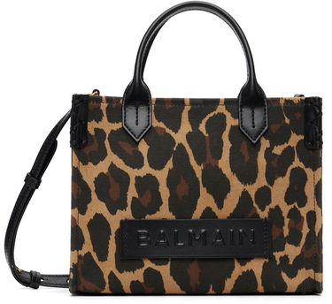 Håndtaske Balmain B-Army Small Leopard Print Bag Flerfarvet | FN1FE818TCLQ, 0