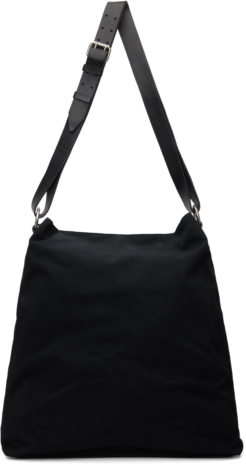 Skuldertaske Dries Van Noten Dries Van Noten Adjustable Leather Strap Shoulder Bag Sort | 252-021515-654