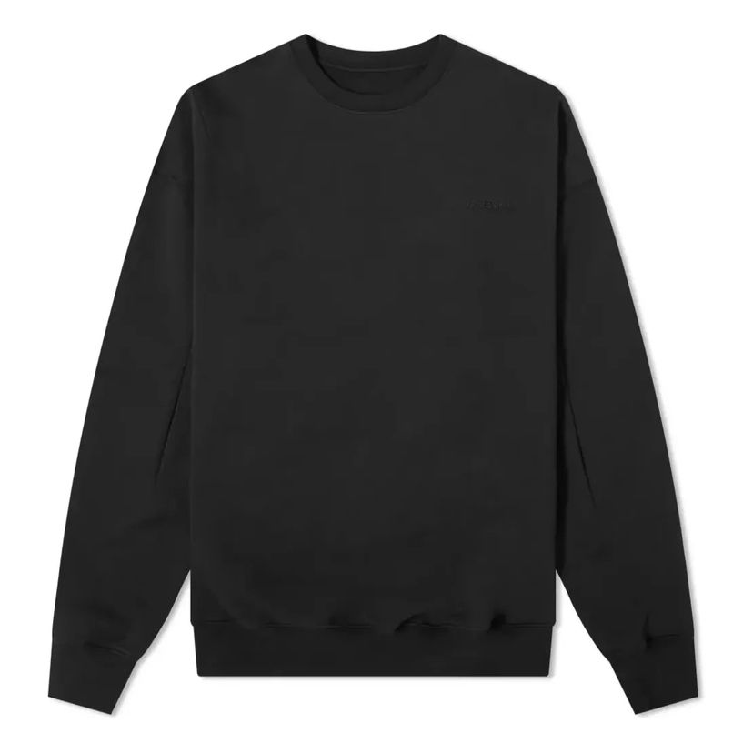 Sweatshirt A-COLD-WALL* A-COLD-WALL* Logo Crew Sweatshirt Sort | ACWMW032-BLACK
