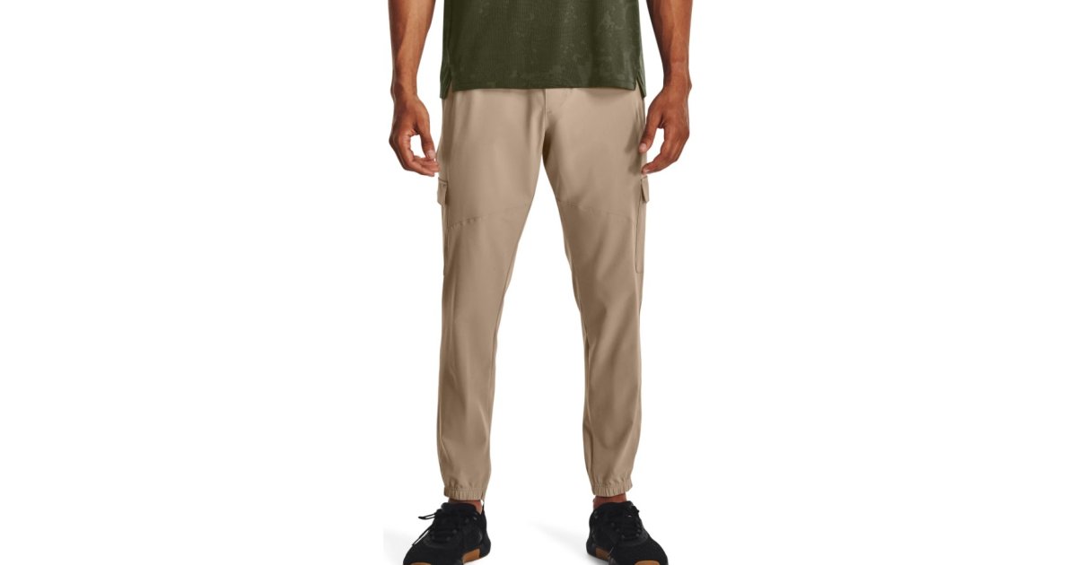 Joggingbukser Under Armour Stretch Woven Cargo Beige | 1380358-236, 1