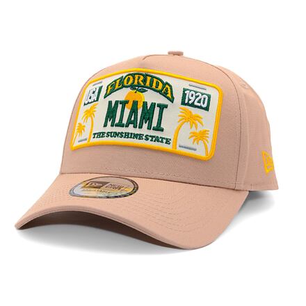 Kasket New Era New Era 9FORTY A-Frame License Plate Adjustable Cap Lyserød | 60595462, 0