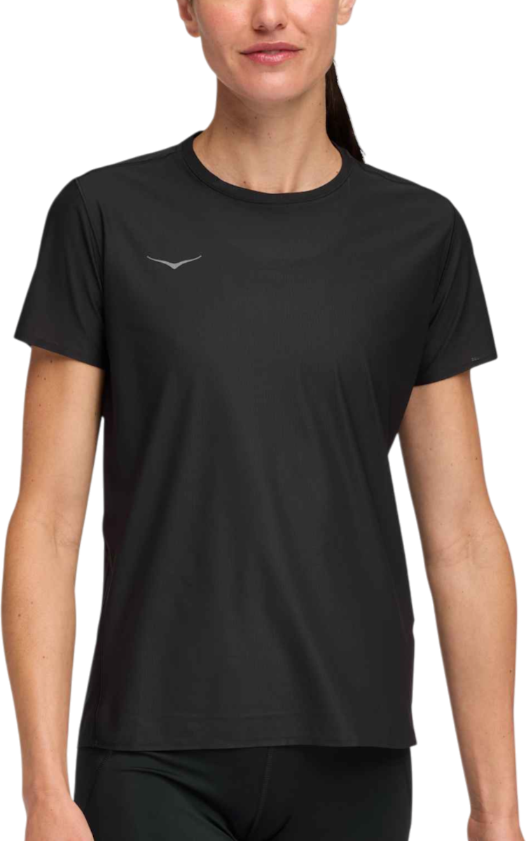 T-shirt Hoka One One Airolite 2.0 Short Sleeve T-Shirt Sort | 1175774-blk