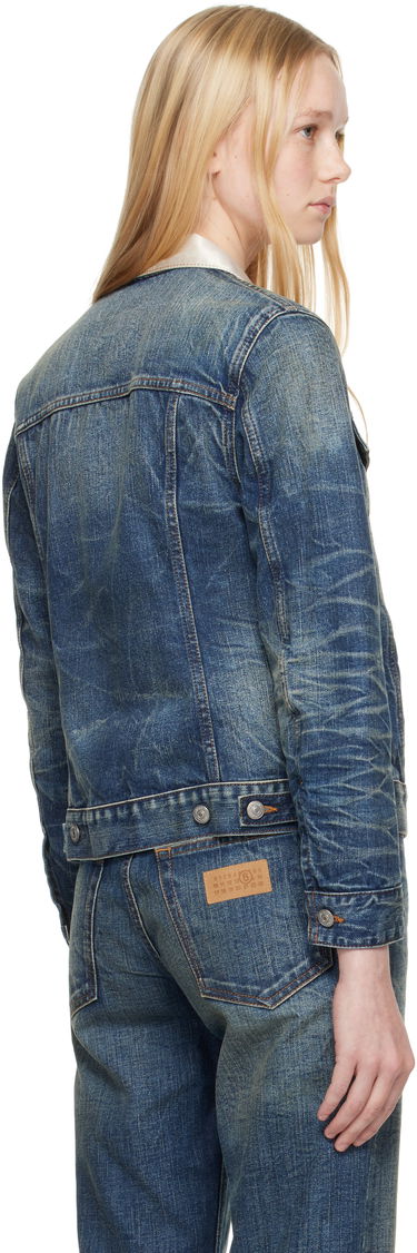 Jakke Maison Margiela MM6 Maison Margiela Sports Denim Jacket Blå | S62AN0141 M30016, 2