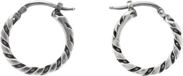 Øreringe Maison Margiela MM6 Maison Margiela Oxidized Chain-Link Earrings Metalisk | SM7VG0100.SV0235.954, 4