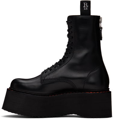 Tøj R13 R13 Double Stack Platform Boots Sort | R13WS026-S001A, 2