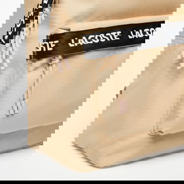 Rygsæk Lacoste Lacoste Tape Viennois Backpack Beige | NU4685NZ Q94, 4