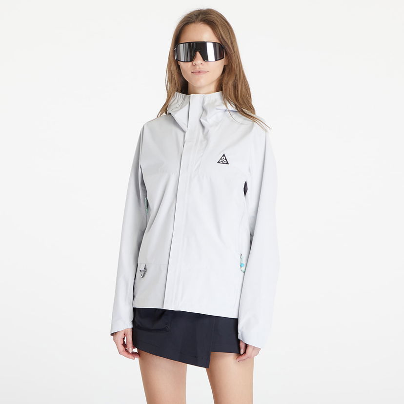 Vindjakke Nike ACG "Cascade Rain" Storm-FIT Water-Resistant Lightweight Jacket Summit White/ Black Hvid | DV9522-121