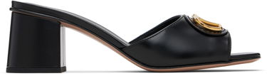 Sneakers og sko Valentino Valentino Garavani VLogo Signature Heeled Slide Sandals Sort | 7W2S0MH7DSH, 0