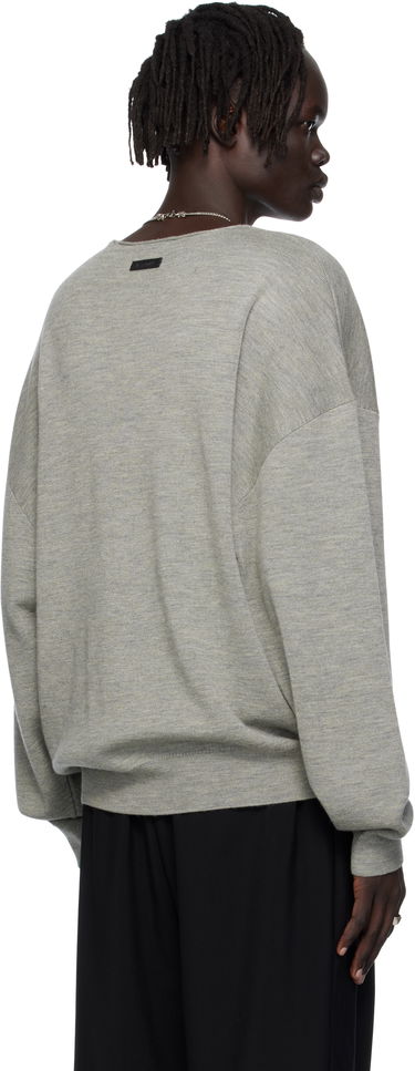 Sweater Fear of God Fear of God ESSENTIALS Long Sleeve Crewneck Sweater Grå | 192SP256495F, 2