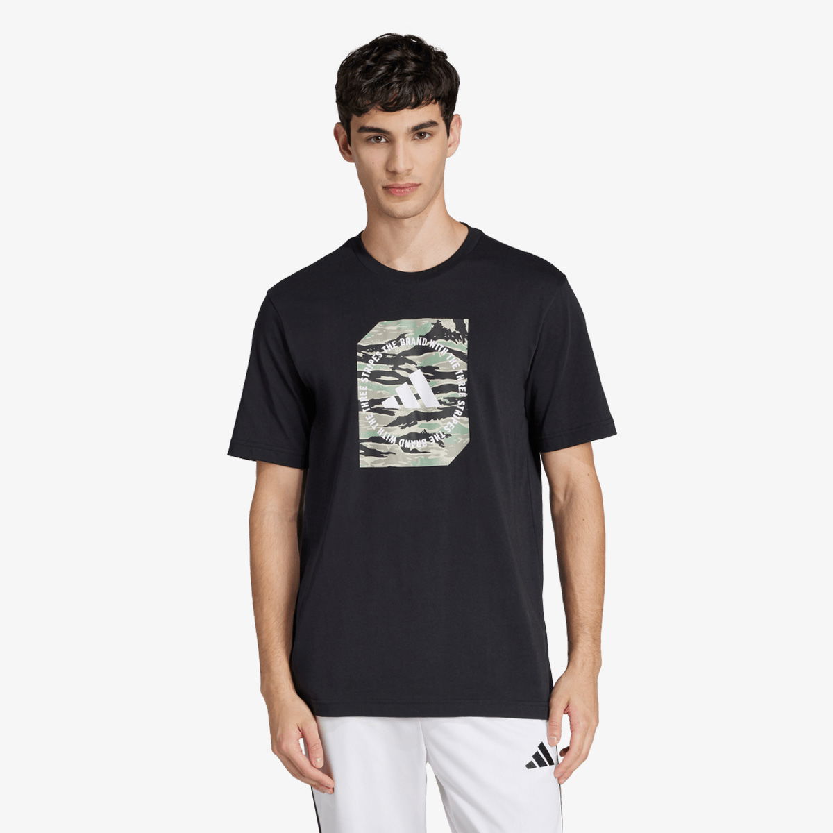 T-shirt adidas Originals Camo Box Graphic Tee Sort | JI6764, 1