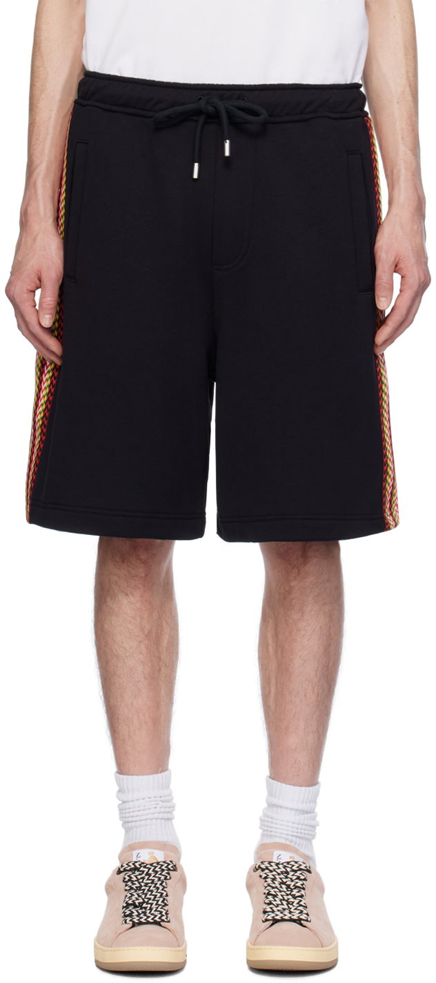 Shorts LANVIN Side Curb Shorts Sort | RM-TR0064-J212-P24