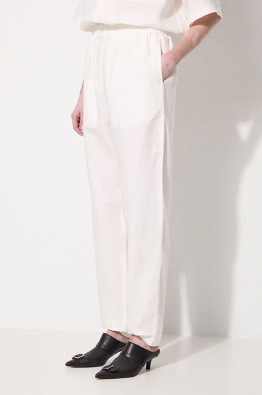 Bukser PANGAIA Pangaia DNA Linen High Waist Trousers Hvid | 10001914, 3