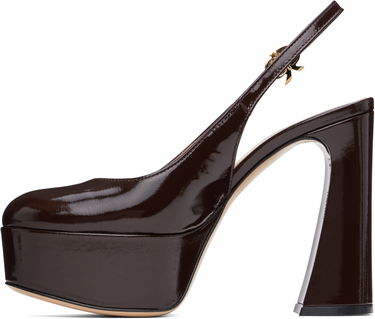 Sneakers og sko Gianvito Rossi Bessie Slingback Platform Heels Brun | G95569-70RIC-NUI, 2