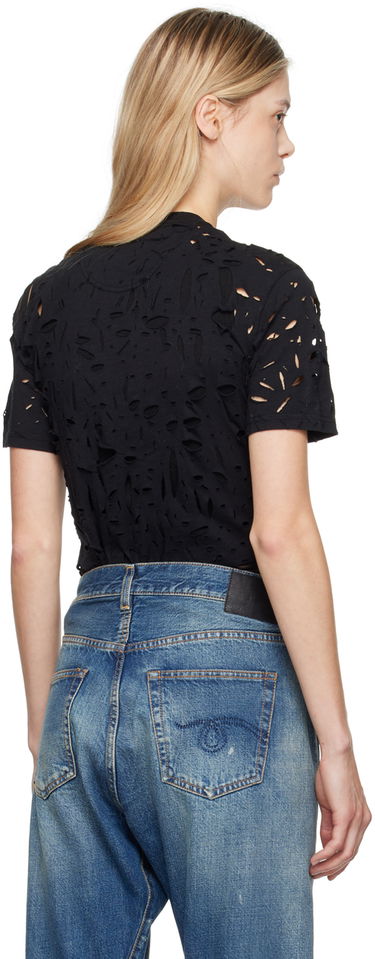 T-shirt R13 R13 Excess Distress T-Shirt Sort | R13WK245-K001A, 2