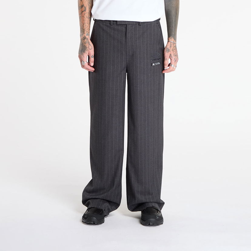 Bukser Umbro Formal Pinstriped Wide-Leg Pants Grå | UBMW0337FA212 GRY0003