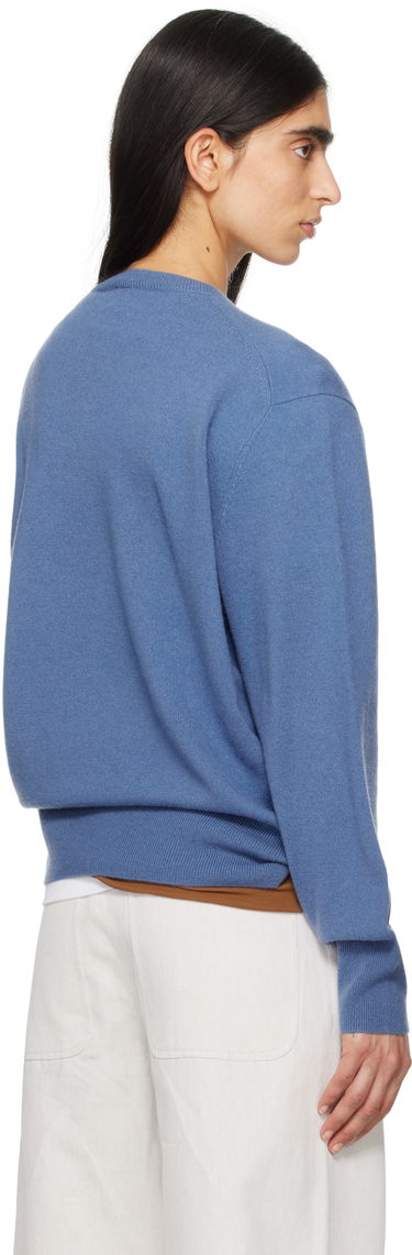 Sweater TOTEME TOTEME Crew-Neck Cashmere Knit Sweater Blå | 252-WRT1734-YA0016, 2