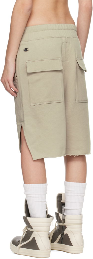 Shorts Rick Owens Rick Owens Champion Edition Beveled Pods Shorts Grøn | CW01E1688 CHFE, 3