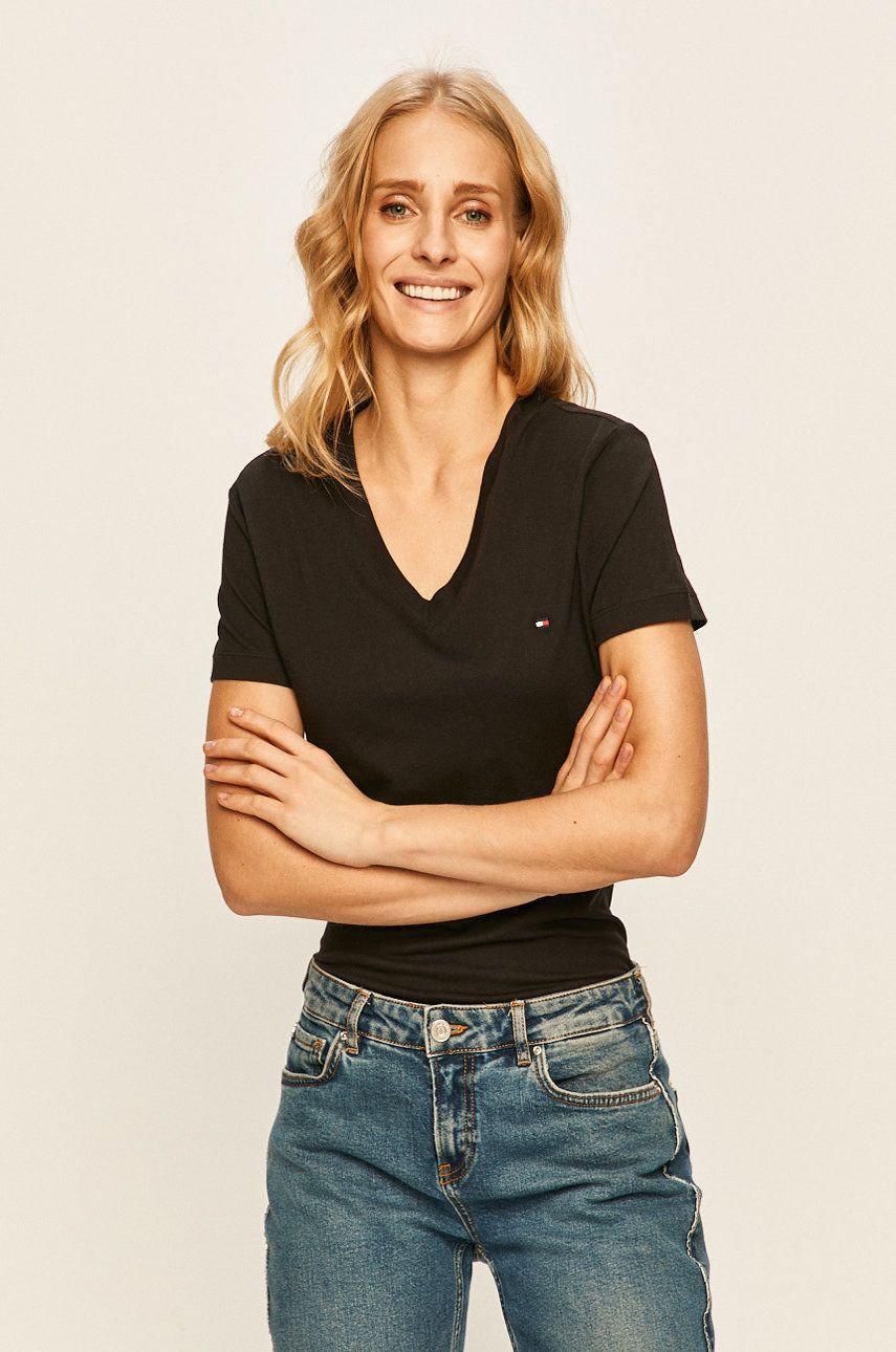 T-shirt Tommy Hilfiger Tee Sort | WW0WW24969.NOS, 0