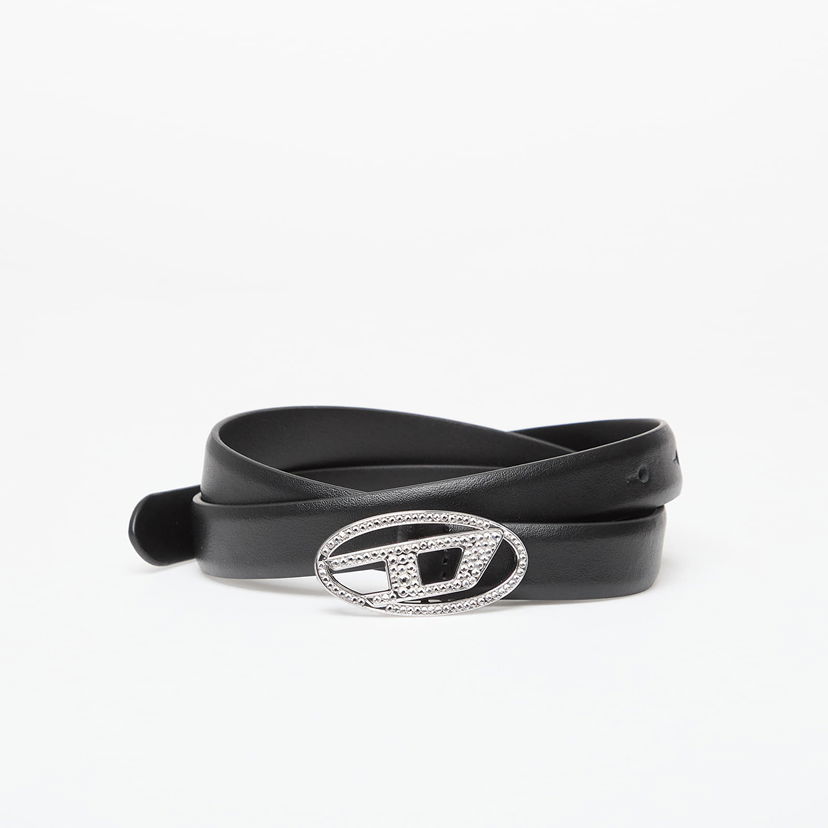 Bælter Diesel Oval D Logo Strass Belt Sort | X09972_P6364 T8013