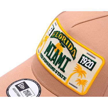 Kasket New Era New Era 9FORTY A-Frame License Plate Adjustable Cap Lyserød | 60595462, 4