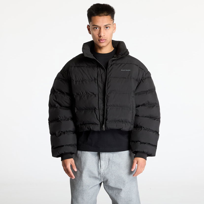 Puffer jakke DAILY PAPER Relaxed Short Puffer Jacket Sort | 2423005