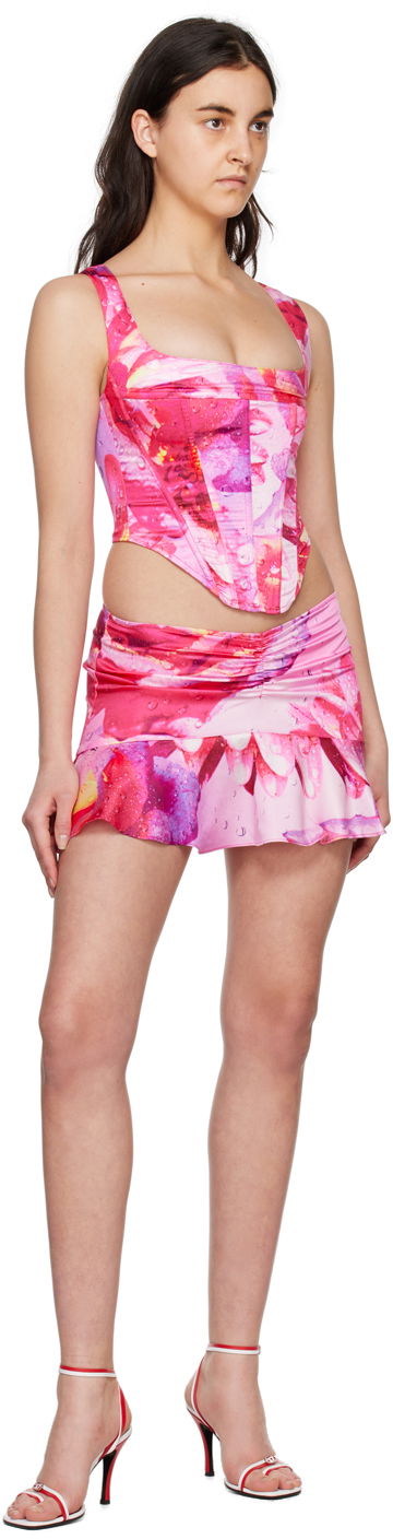 Nederdel Miaou Miaou Alva Miniskirt Lyserød | 4023SS4DYR, 3