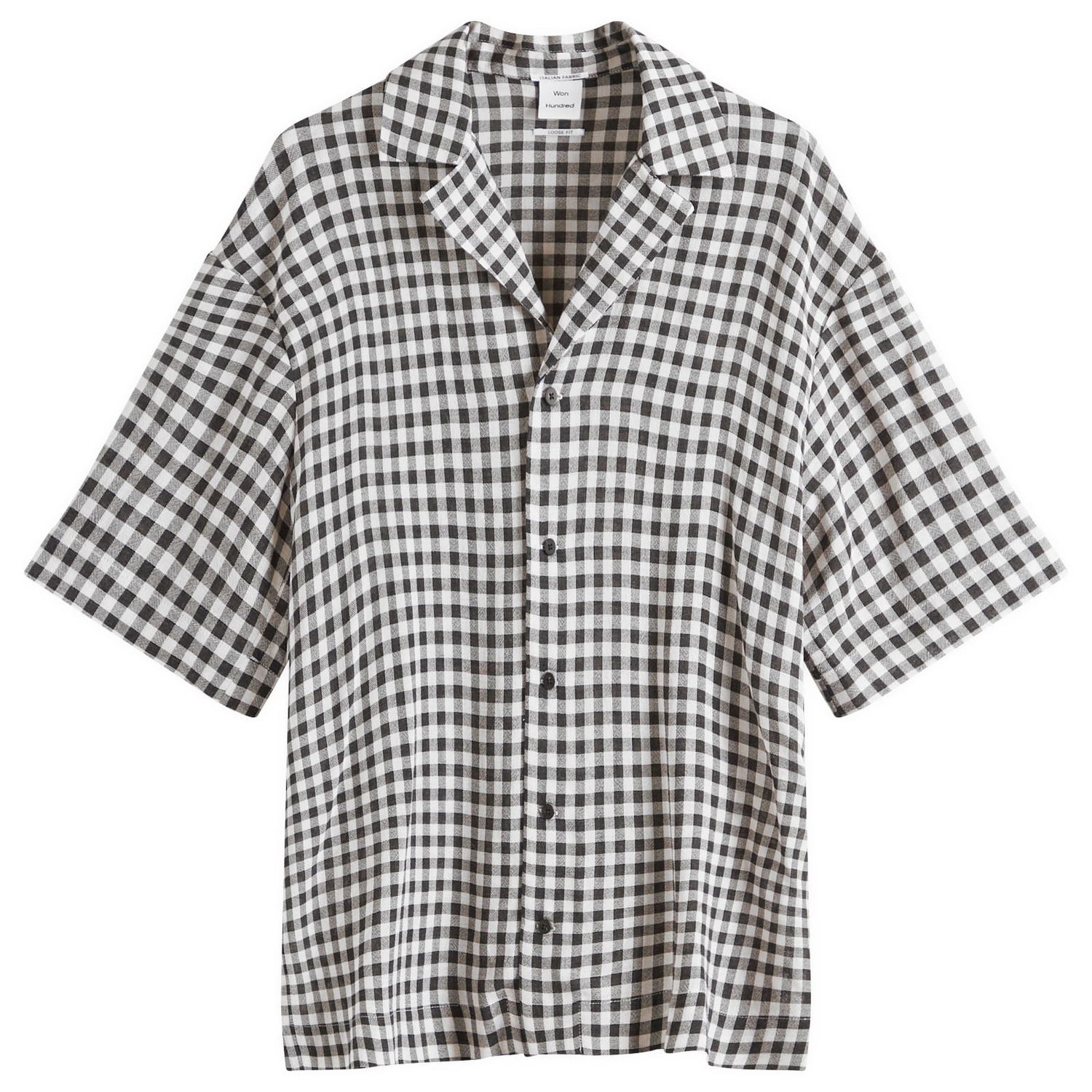 Skjorte Won Hundred Won Hundred Desmond Check Vacation Shirt, Size Large Flerfarvet | 3551-14274, 1