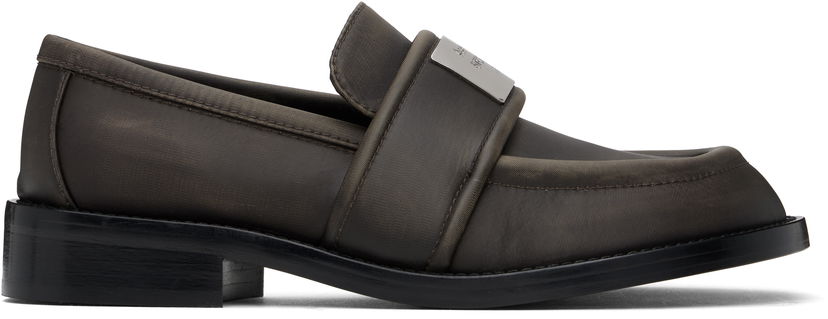 Tøj Acne Studios Acne Studios Nylon Loafers Brun | AD0787-