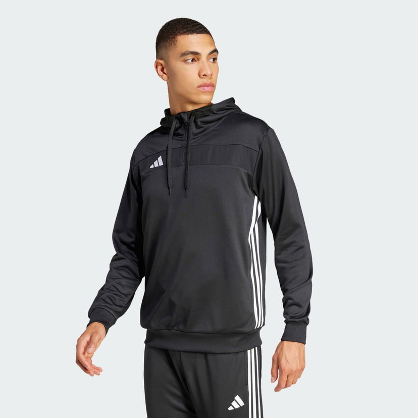 Sweatshirt adidas Performance Tiro 25 Essentials Hoodie Sort | JC5460
