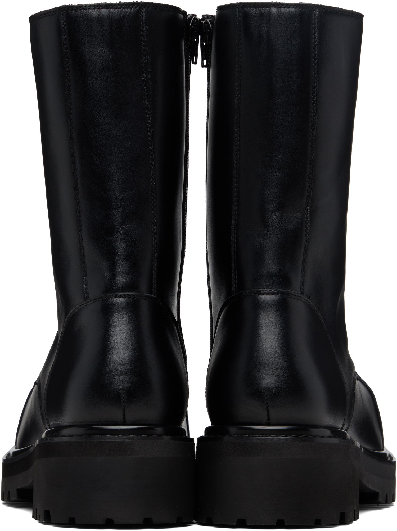 Sneakers og sko VETEMENTS VETEMENTS Stomp Compact Boots Sort | UH76BT800B, 1